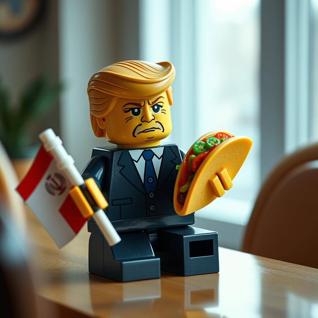 The pro-Iran meme machine trolling Trump with AI Lego cartoons